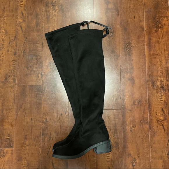Thermal Lined Over The Knee Women's Boots, Black, US 5.5 (35) - Picture 12 of 14